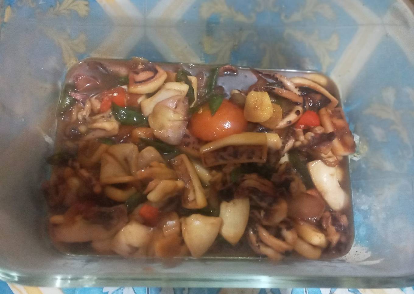 Cumi Cabe Hijau ala Resto������