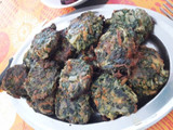 Buñuelos de acelga y zanahorias