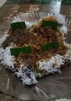 Foto resep Lupis mix ketan putih & ketan hitam 🤤🤤 metode 7.30.5