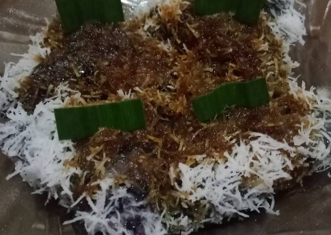 Lupis mix ketan putih & ketan hitam 🤤🤤 metode 7.30.5