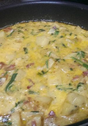 A picture of Egg & Potato skillet supper.