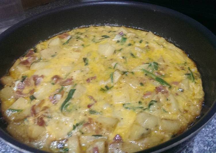 Recipe: Perfect Egg & Potato skillet supper