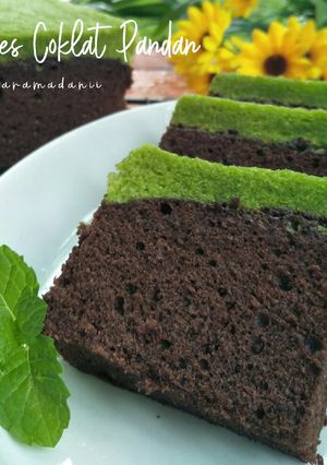 Foto resep 14. Brownies Coklat Pandan