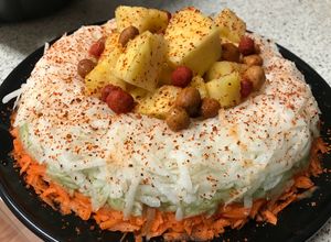 Una foto de Rosca de Verduras