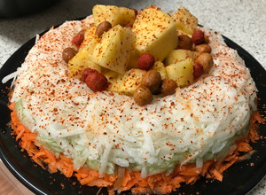 Una foto de Rosca de Verduras