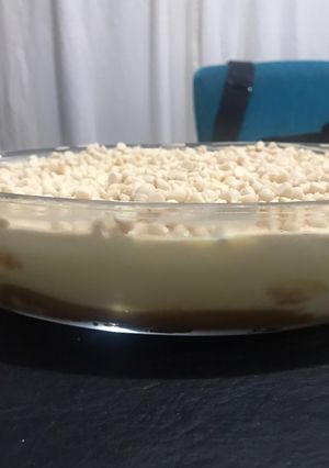 Una foto de Postre de vainillas