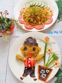 Hình của món Cơm chiên thập cẩm.