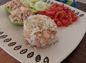 Una foto de Una ensalada del mar, para el calor de estos días