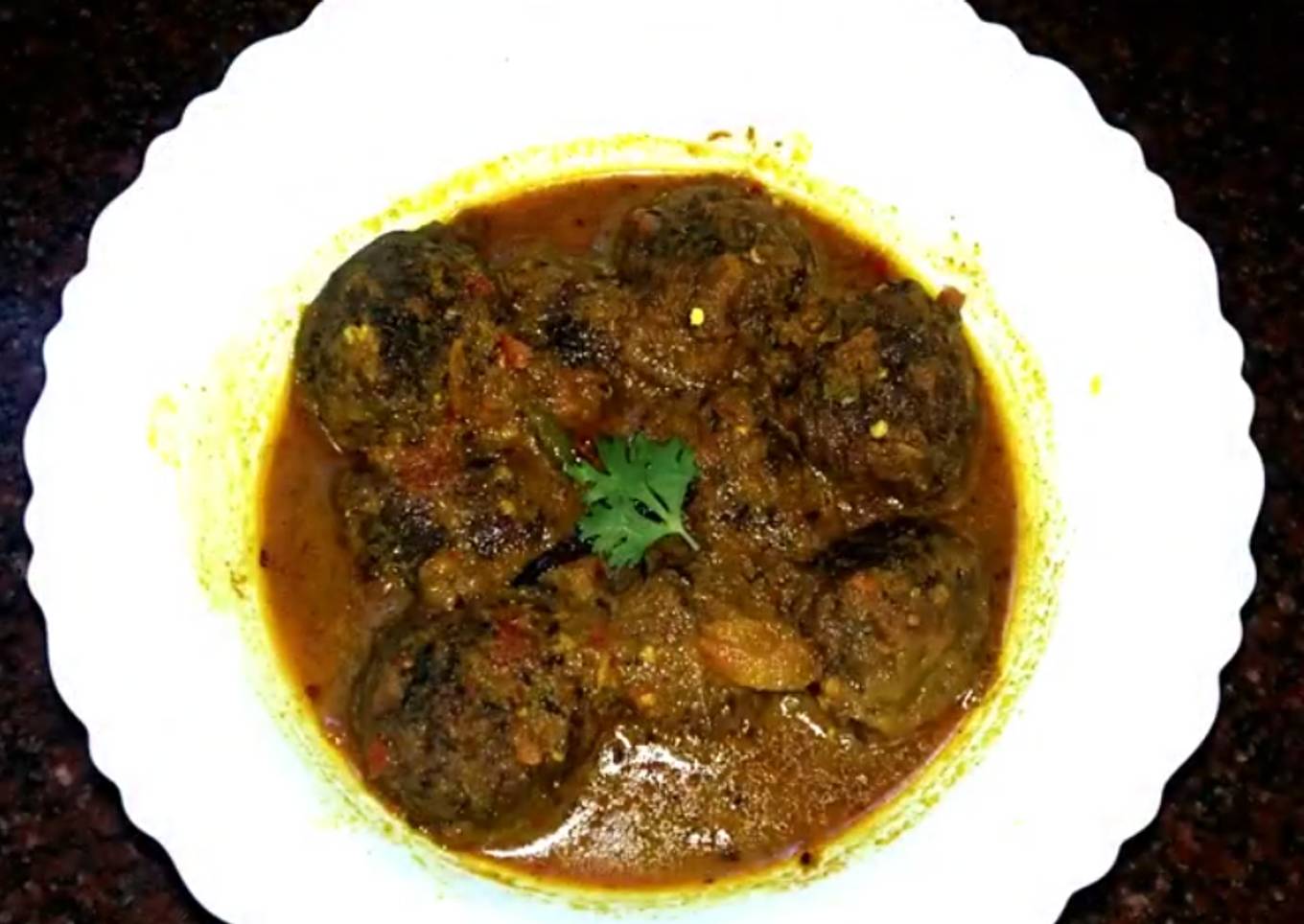 Banana flower(mocha)kofta curry