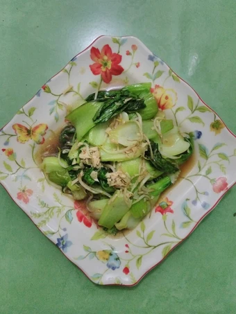 Easy Way Prepare Tumis Pakchoi Bawang Putih the Can Spoil the Tongue Really delicious
