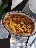 Cous cous integrale di lenticchie e verdure