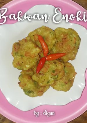Foto resep 🍄 Bakwan Enoki ala Digan 🍄