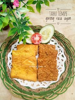 Foto resep Tahu Tempe Goreng Rasa Ayam