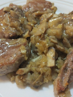 Una foto de Solomillo ibérico con setas