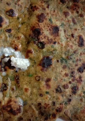 A picture of Aloo methi ka Parantha.
