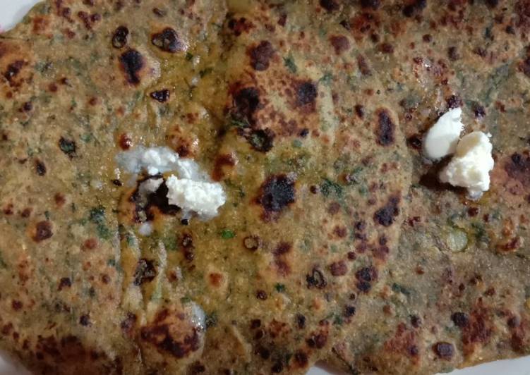 Recipe of Speedy Aloo methi ka Parantha