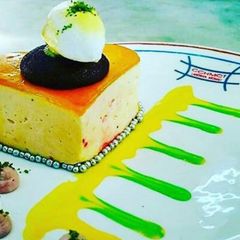 A picture of Stawberry panacotta.