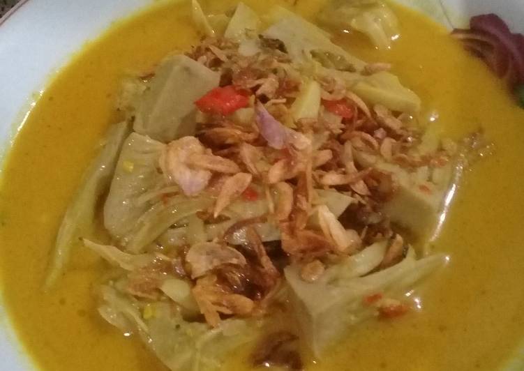 Langkah Mudah untuk Menyiapkan Gulai Cubadak (Gulai Nangka ala Padang), Enak Banget
