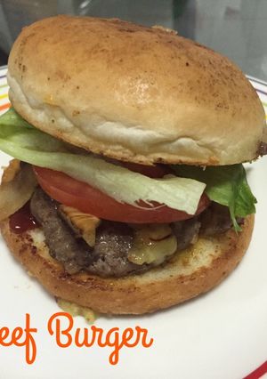 Foto resep Beef Burger Mcd Kw super