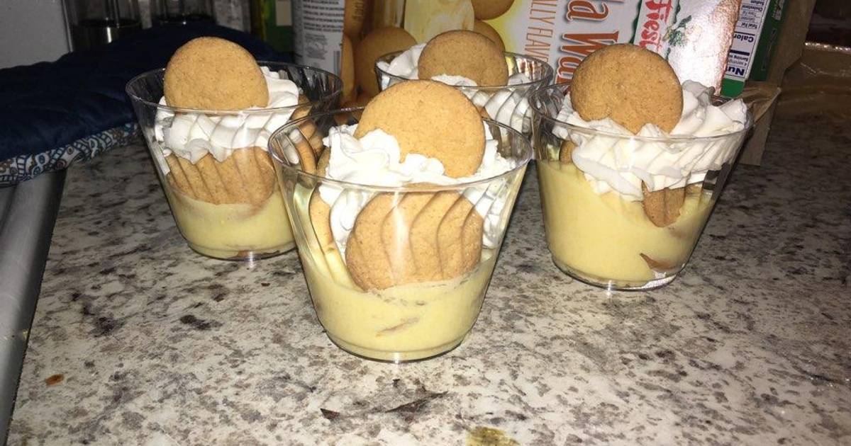 Banana Pudding Cups Recipe By Ladyshea81 Cookpad