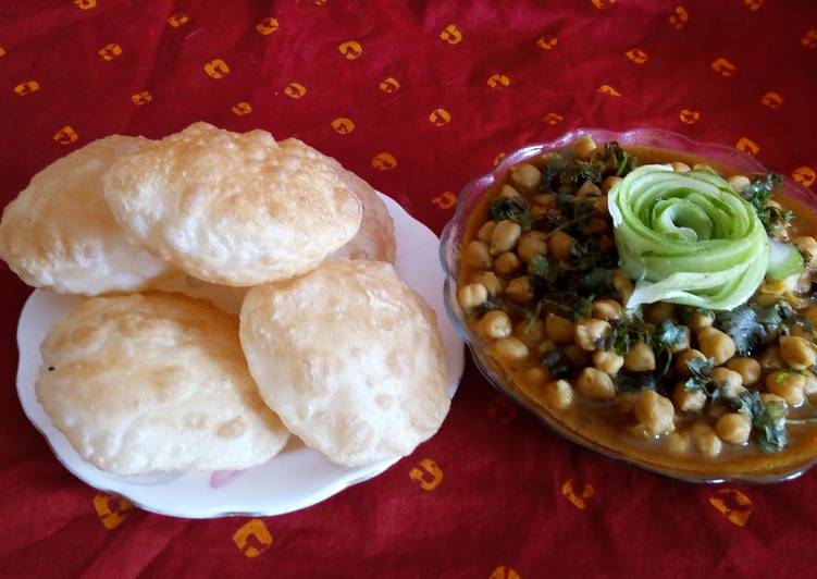 Easiest Way to Prepare Any-night-of-the-week Chole puri