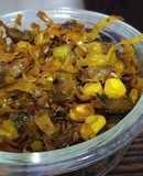 Weightloss cabbage mushroom sabji