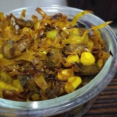 A picture of Weightloss cabbage mushroom sabji.