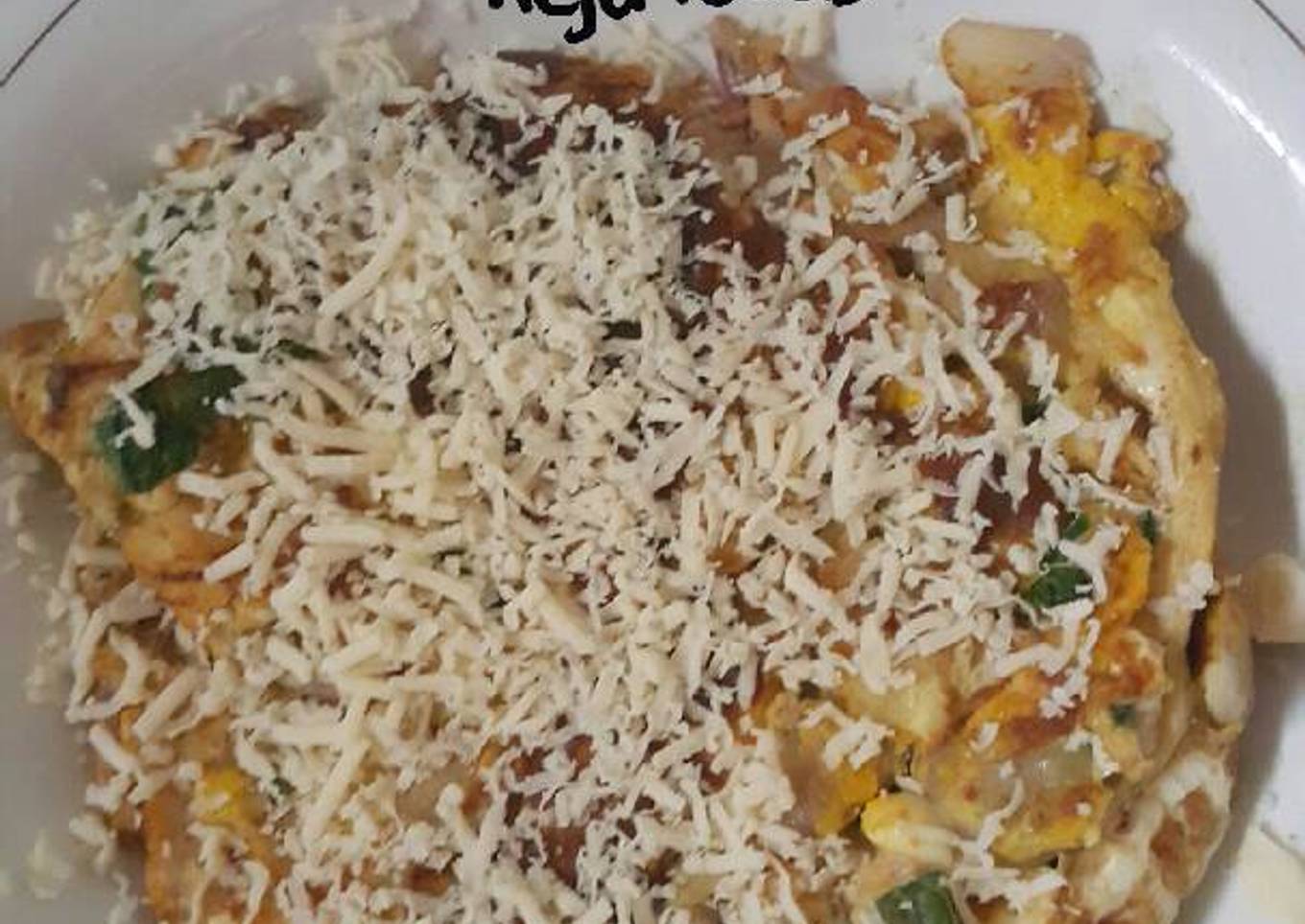 Telur Dadar Keju Pedas