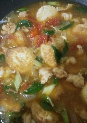 Foto resep Udang, tofu tumis kecap