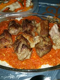 صورة لوصفة فته بالخل والثوم