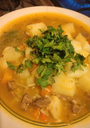 Una foto de "Carbonada con carne"
