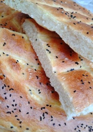 صورة لوصفة الخبز التركي