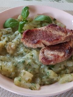 Tejszínes karalábé főzelék #gluténmentes #tejmentes recept fotója