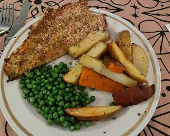 New Recipe Baked Fish and Chips Delicious Steady