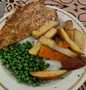 Easy Way Make Recipe Baked Fish and Chips that is So Delicious, Can Spoil the Tongue}
