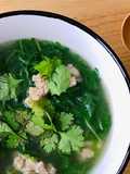 Canh Cải Rocket Thịt Băm