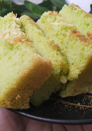 Foto resep Bolu pandan keju