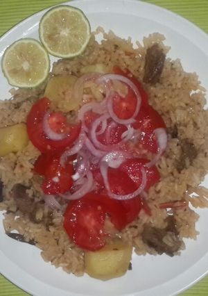A picture of Simple pilau #ricecontest.