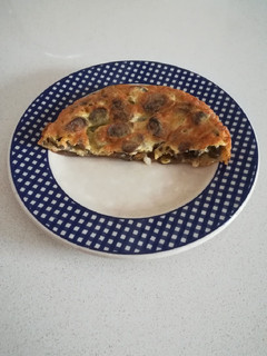Una foto de Tortilla de champiñones