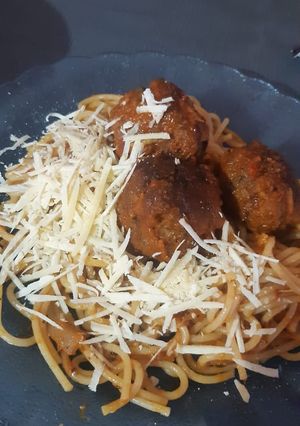 Una foto de ¡Spaghetti con albóndigas!
