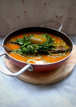 Foto resep Sayur Seger Selada, Buncis, Kembung Asap