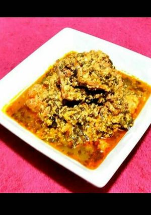 A picture of Egusi Soup Grande.