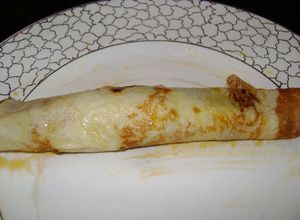 Una foto de Panqueques con dulce de leche (opcional flambeados)