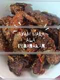 Ayam Mala ala peranakan