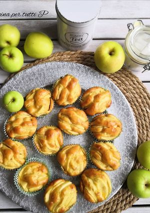 Une photo de Muffins yaourt pommes