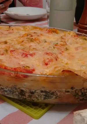 Una foto de Lasagna con pasta lista matarazzo