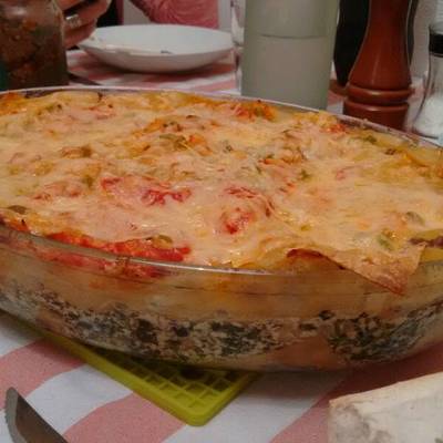 Lasagna con pasta lista matarazzo Receta de Trini Carmona- Cookpad