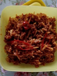 Foto resep Kering kentang tempe plus teri nasi
