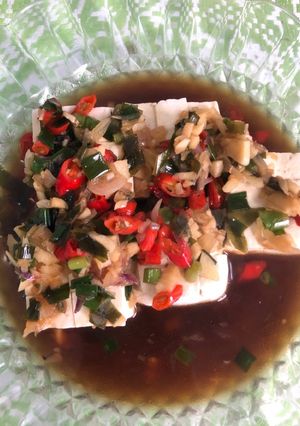 Foto resep Tahu kukus kuah kecap