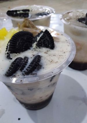 Foto resep Choco milk with toping oreo